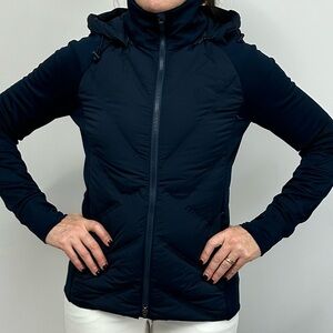 Athlete Dark Blue Puffer Jacket